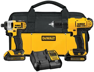 Dewalt 2Tool 20Volt Max Power Tool Combo Kit With Soft Case 2Batteries And Charger Included
