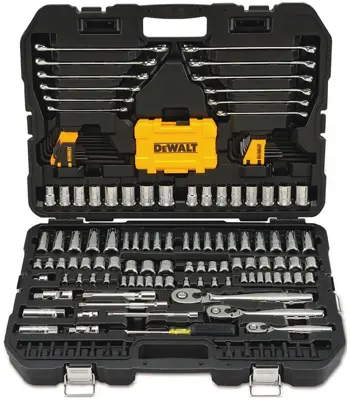 DEWALT 1/4 in., 3/8 in. and ½ in. Drive Polished Chrome Mechanics