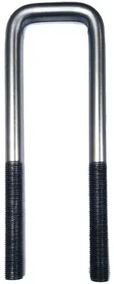 Rough Country 9/16" Square U-Bolts - Heavy Duty Suspension U-Bolt Kit For Truck & Off-Road Use