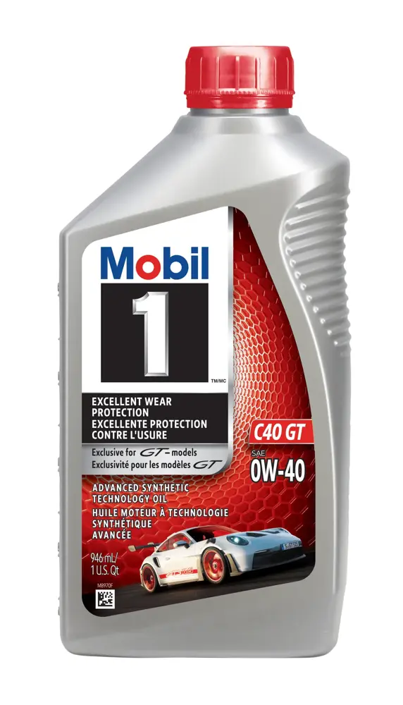 ゅん Mobil 1 C40 GT Motor Oil 0W40 Full Synthetic 1 qt (US) MOB 127920