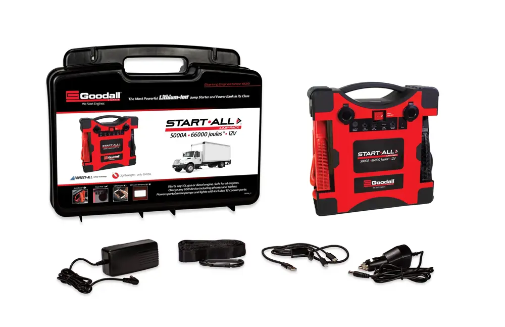Start-All Jump-Pack, 12V, 5000A, Lithium-Ion Jump Starter VNA
