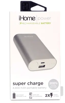 Ihome Rechargeable 5 V LithiumIon Battery 1Pack