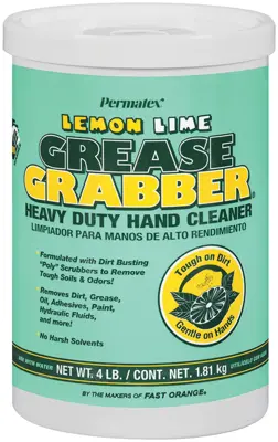 Permatex Grease Grabber Lemon Lime Hand Cleaner - 4 lbs NCB 13106