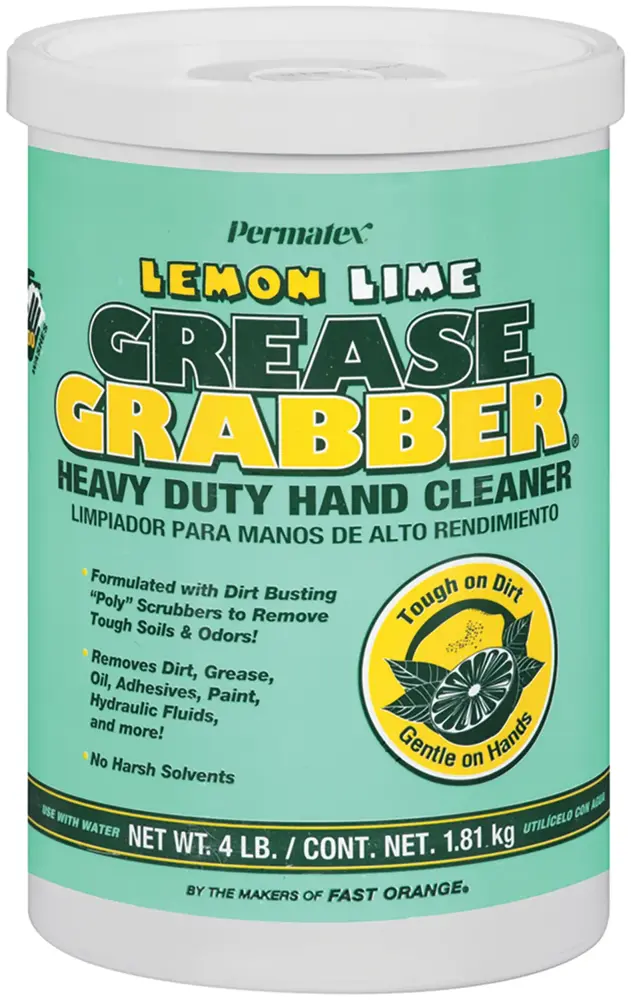 Permatex Grease Grabber Lemon Lime Hand Cleaner - 4 lbs NCB 13106