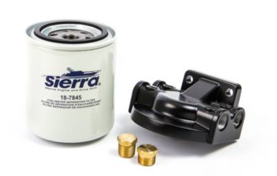 18-7983-1 Fuel Filte/Wate Sepaato Kit 1/4" Aluminum, Shot