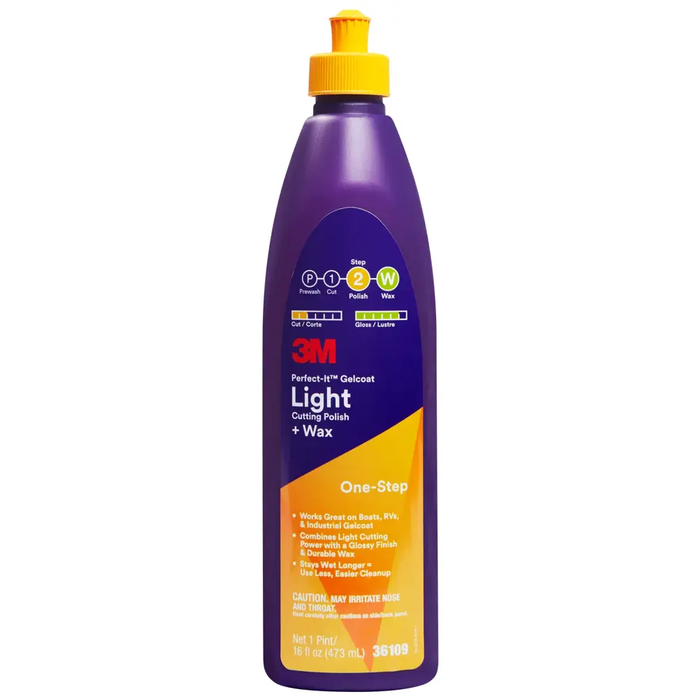3M™ Perfect-It™ Gelcoat Light Cutting Polish + Wax 36109 1 pint