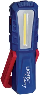 Light-N-Carry LED COB Work Light, 500lm Max Output SOR LNC1541