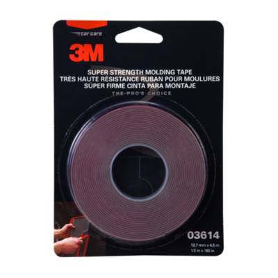 3M Super Strength Molding Tape, 1/2 x 5 ft 03609 - Advance Auto Parts