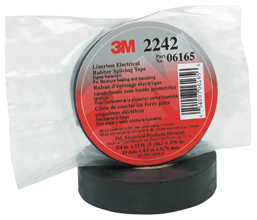 3M™ Linerless Electrical Rubber Tape 2242 3/4 in x 15 ft 1 in core
