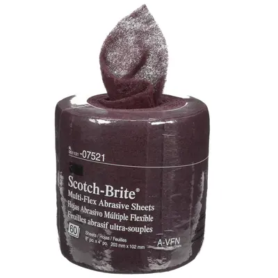 Scotch-Brite™ Multi-Flex Sheet Roll MX-SR 7521 A/O Very Fine 8 in