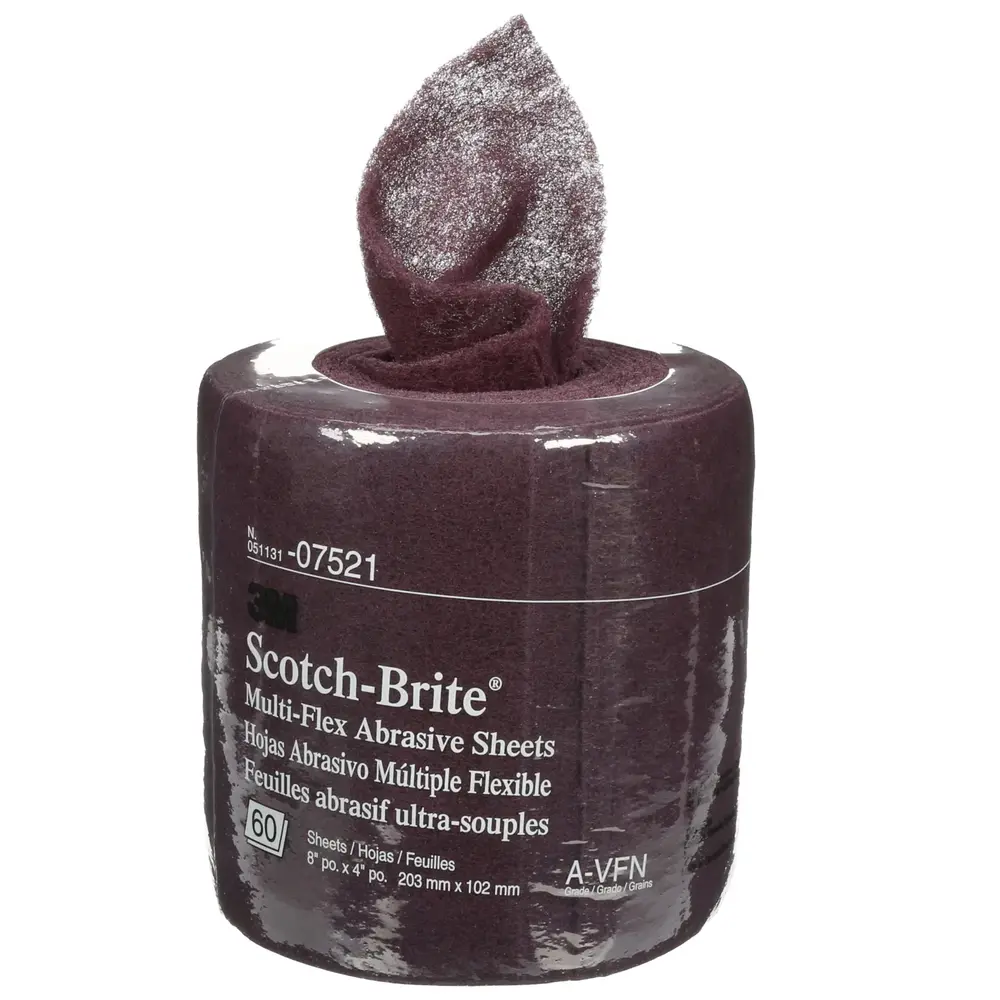 Scotch-Brite™ Multi-Flex Sheet Roll MX-SR 7521 A/O Very Fine 8 in