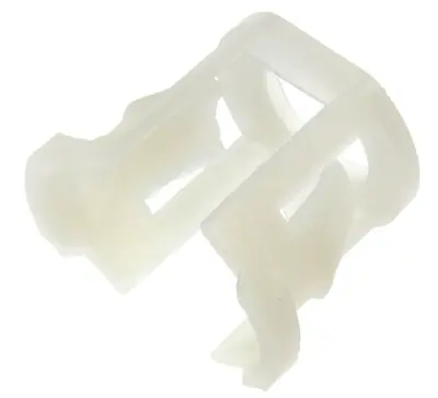 Stainless Steel Brake/Fuel Line Frame Mount Clips - Set Of 6, 3/16" X 3/8" - Toms Offroad 4422K