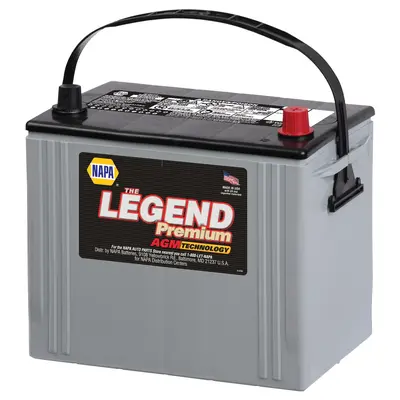 アメリカンブランド☆WATERSHED☆ミリタリー バッテリーバック NAPA The Legend Premium AGM Battery BCI No. 24F 710 CCA 12 V BAT