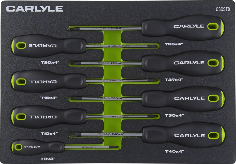 Carlyle Torx Screwdriver Set - 8 Pc CHT CSDST8 | Buy Online - NAPA