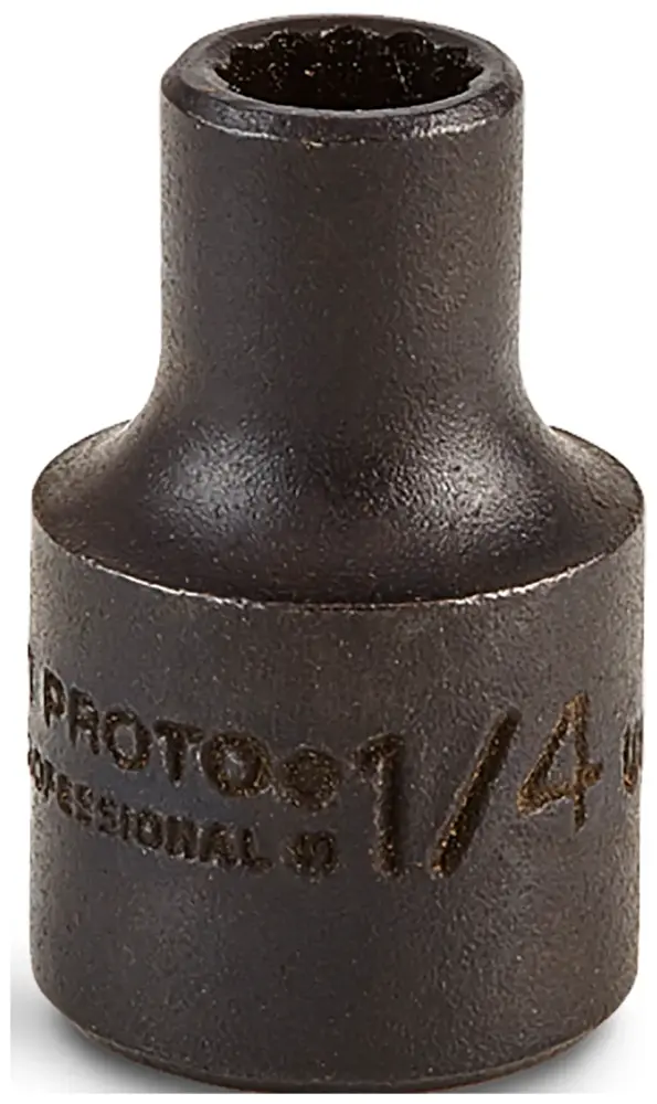 PROTO Socket 1/4 in 12 Points Black Oxide PTO J5208B | Buy Online