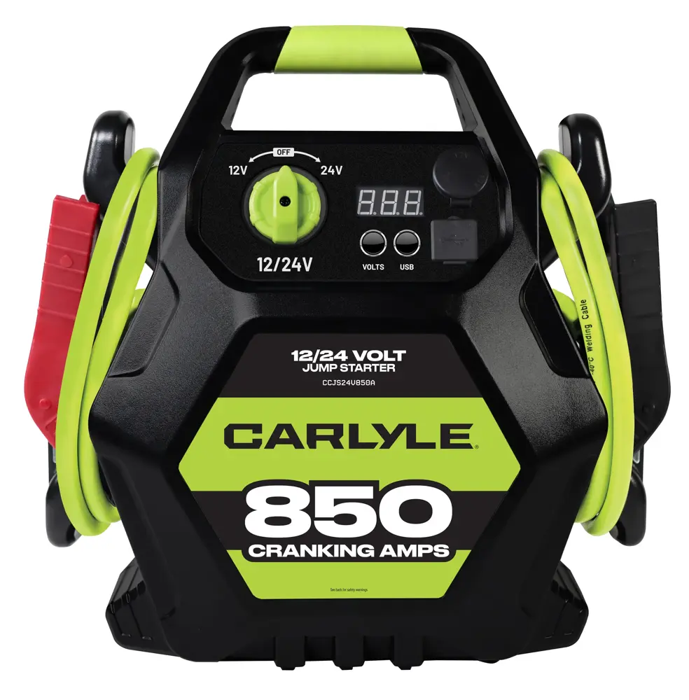 Carlyle 850 Cranking Amp 12/24 Volt Jump Starter and Power Supply