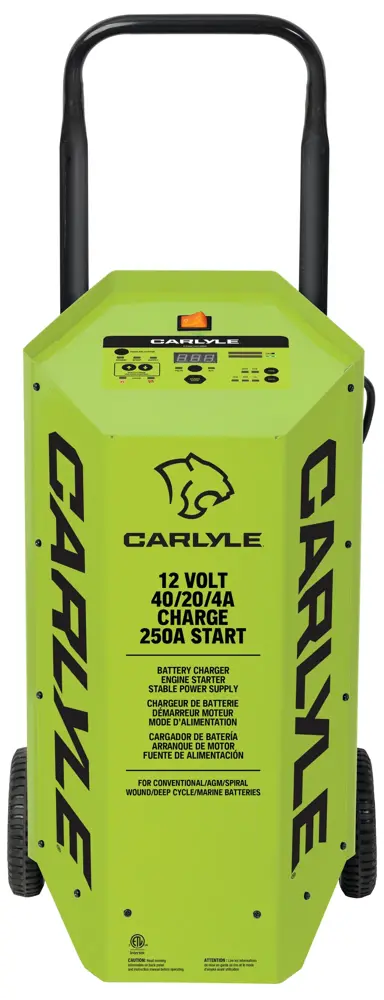 Carlyle 12 Volt 40/20/4/250A Wheel Charge with Engine Start Assist