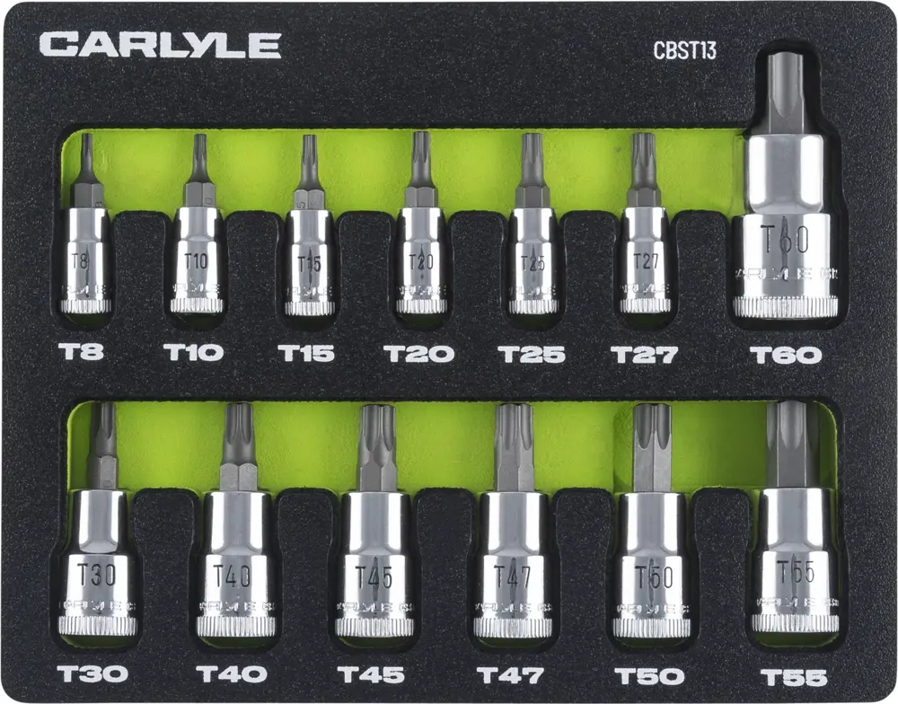 はるページ　STC-13/CH WSB-22/CC Carlyle Socket Set 1/4 in,3/8 in,1/2 in 13 Pc Set CHT CBST13 | Buy