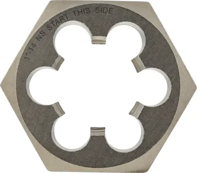 Carlyle Hex Die, National Special Thread, 1 in-14 Ns CHT CDH114NS