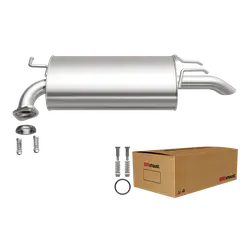 Stainless Steel Exhaust Resonator Fits 2004-2008 Chevrolet Malibu 2.2L