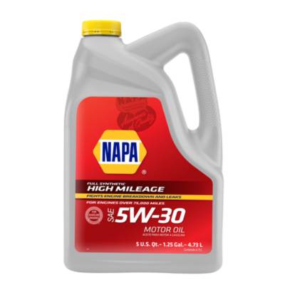 NAPA Full Synthetic High Mileage Motor Oil Full Synthetic High