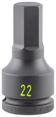 RT-148679ページ Carlyle Socket 22 mm 6 Points Magnesium Phosphate CHT CISH3422M