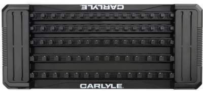 Carlyle Magneticsocket Rail 1/2 W/ Saber Tooth Icon Post CHT