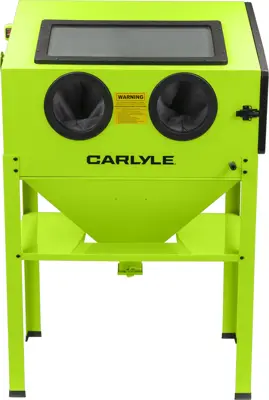 Carlyle 220L Capacity Vertical Sandblast Cabinet Media Blaster CHT