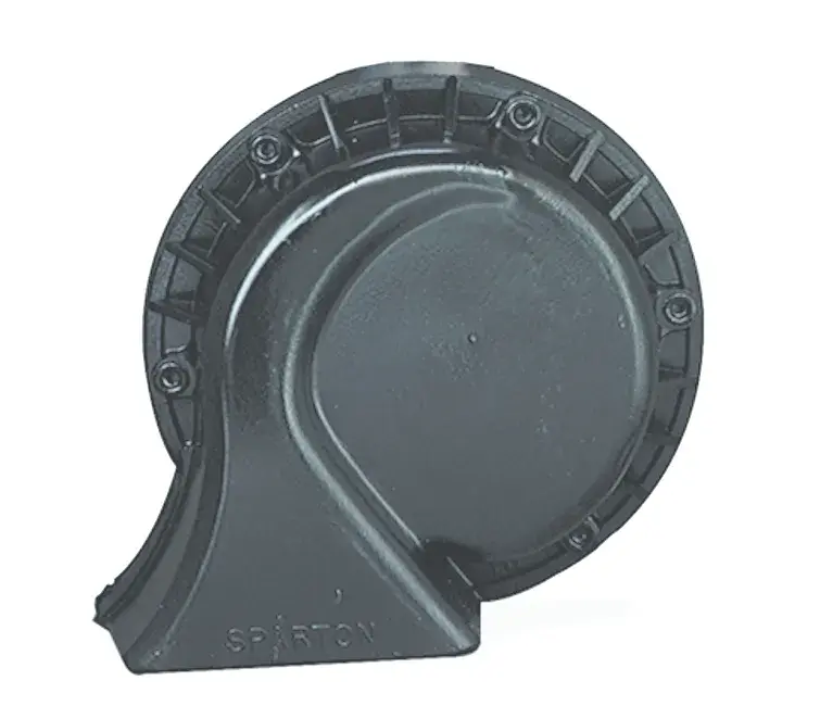 Grote 72010-5 Import Horn - 135 DB, Black Steel Enamel