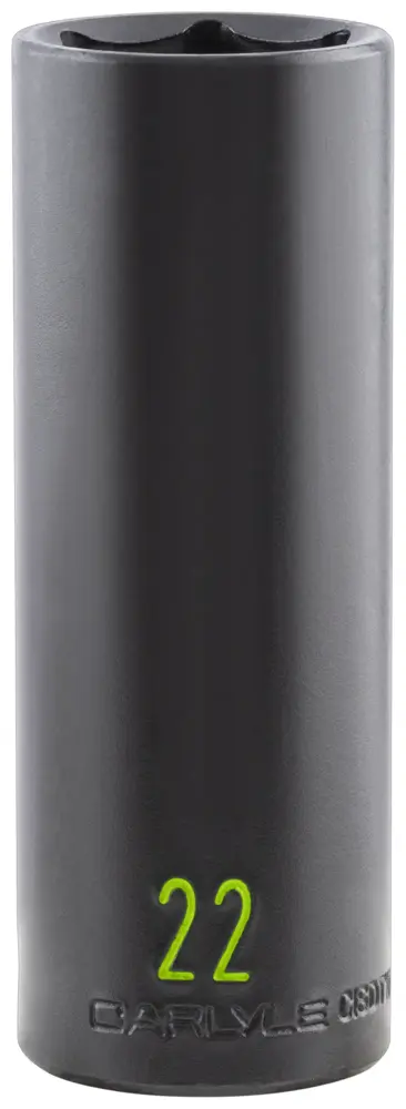 「RT 119622 」 Carlyle Socket 22 mm 6 Points Magnesium Phosphate CHT CISDTW1222M