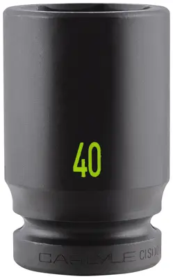 Carlyle Socket 40 mm 6 Points Magnesium Phosphate CHT CISD0140M