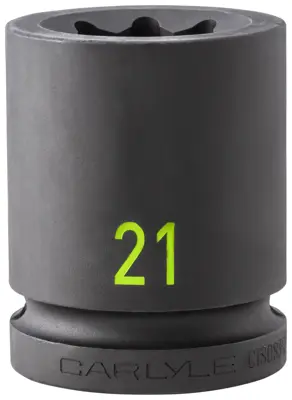 Carlyle Socket 21 mm 8 Points Magnesium Phosphate CHT CISDS3421M