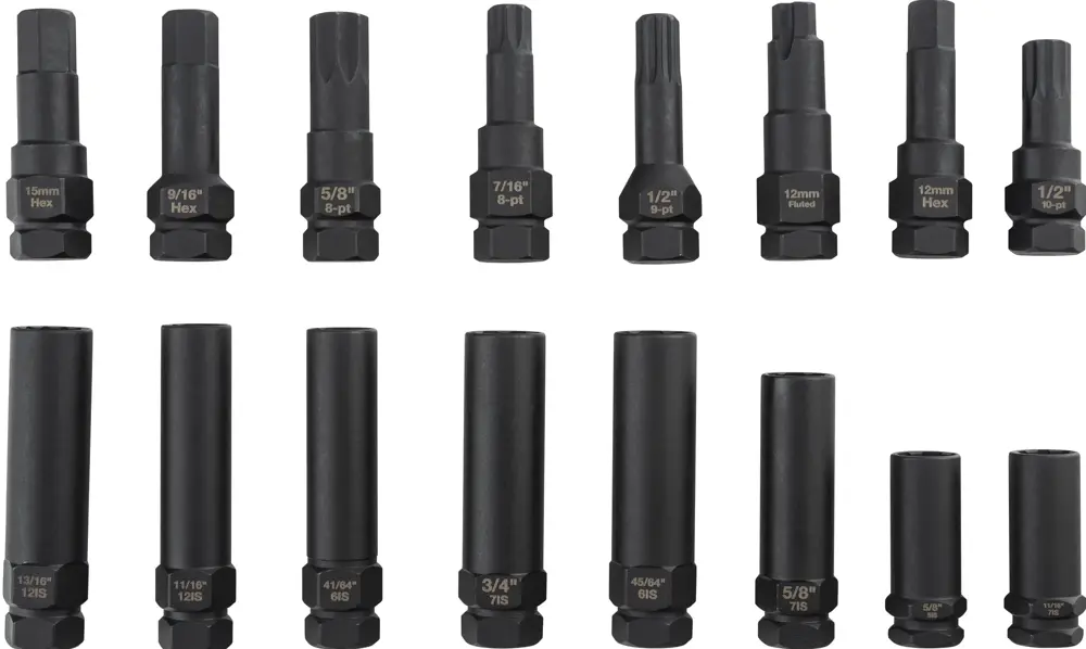 Carlyle Master Wheel Locking Nut Key Set - 16 Pc CHT CMWLOCKS16
