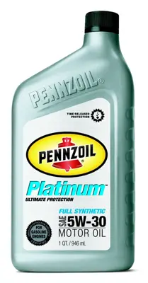 Pennzoil Platinum Motor Oil 5w30 Full Synthetic 1 Qt Us