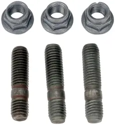 1/2-20 Serrated Wheel Stud - .668 In. Knurl, 1-3/4 In. Length NOE