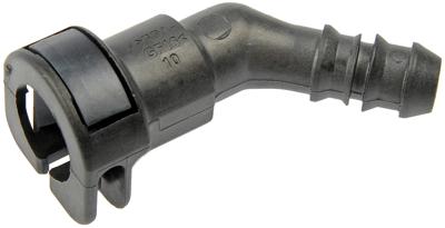 6AN To 3/8\" Quick Connect Fuel Line Adapter Fittings For LS LS1 LS3 Engines - Black
