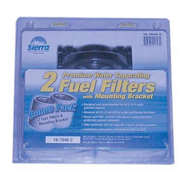 18-7983-1 Fuel Filte/Wate Sepaato Kit 1/4" Aluminum, Shot
