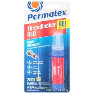 Permatex Thread Locking Compound Red Threadlocker G PTX 27010