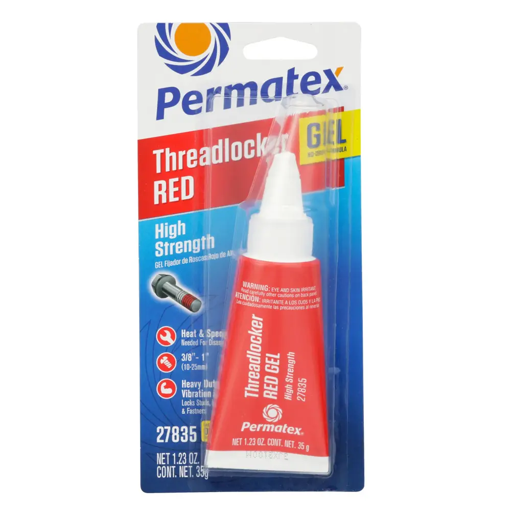 Permatex High Strength Red Threadlocker Gel - 1.23 oz PTX 27835