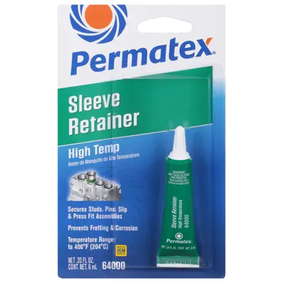 Permatex Thread Locking Compound Sleeve Retain Adhe PTX 64000