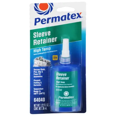 Permatex Thread Locking Compound Sleeve Retain Adhe PTX 64040