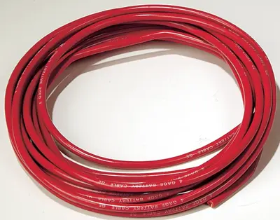 わわ NAPA Belden Bulk Battery Cable-Red-2/0 Gauge-25 ft (Priced Per