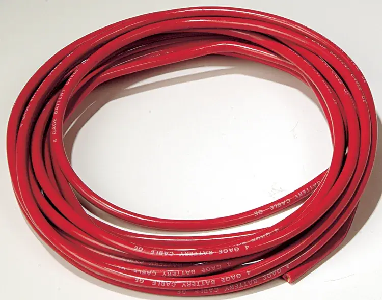 信濃路 NAPA Belden Bulk Battery Cable-Red-6 Gauge-100 ft BEL 736118 | Buy