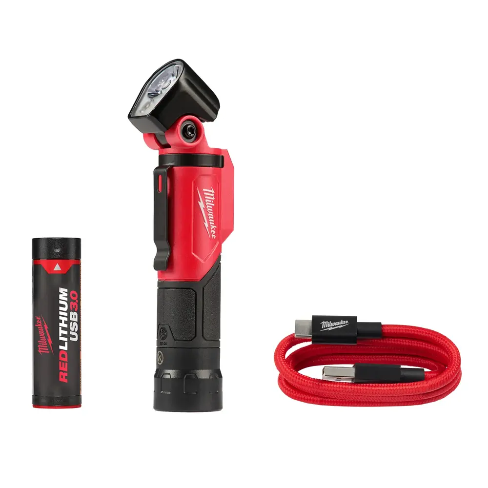 milwaukee flashlight 1000 lumens 2359-20 The Milwaukee 2161 Milwaukee 1100 Lumens LED USB