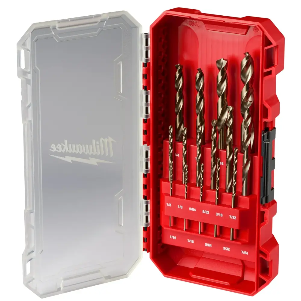 MILWAUKEE TOOL RED HELIX™ Cobalt Drill Bit Set – 15PC MIL 48892370
