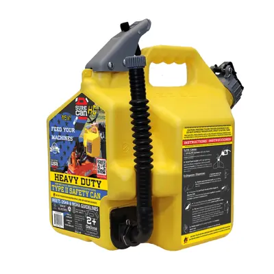 SureCan Diesel Heavy Duty Safety Type II Gas Can 2+ gal (US) BK