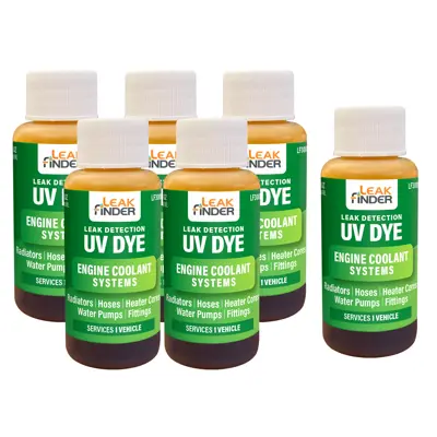 LeakFinder Engine Coolant Dye Bottles – 6-Pack NTE 784761 | Buy