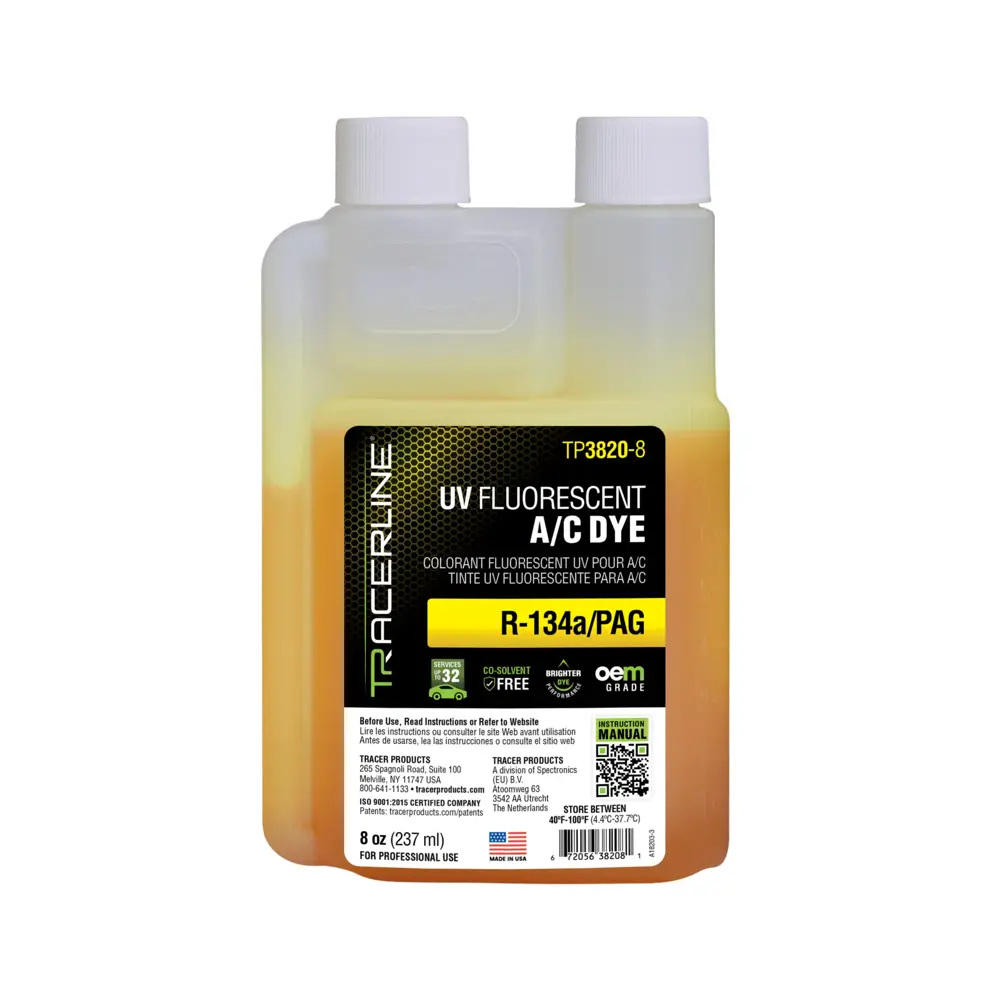 *nao* オーダーページ Tracerline® R-134A UV fluorescent A/C Dye Bottle 8 oz NTE 784784