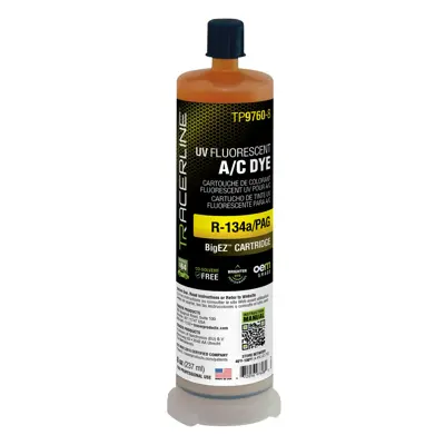 Tracerline® R-134A UV Fluorescent Leak Detection Dye 8 oz NTE