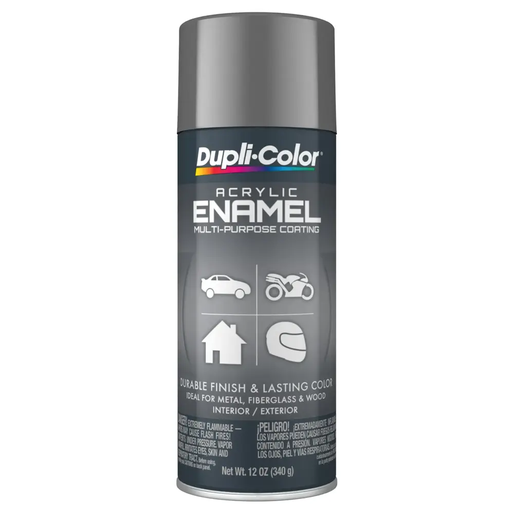 Duplicolor Paint Acrylic Enamel Paint, Gloss, Medium Gray, DA1610